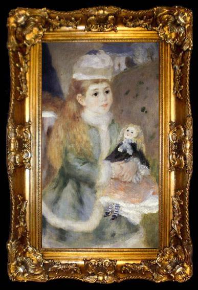 framed  Pierre-Auguste Renoir Details of Mother and children, ta009-2